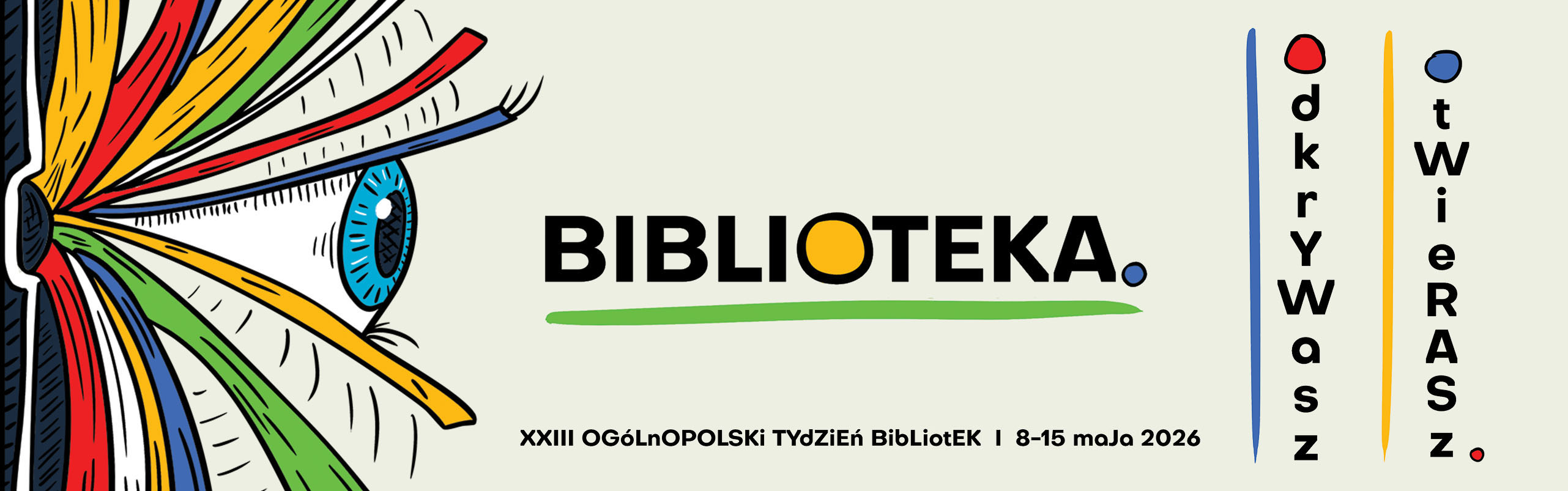 Logo tygodnia bibliotek 2026